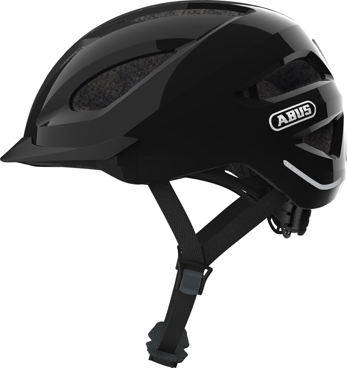 ABUS | Fietshelm Urban Pedelec 1.2 Shiny Black maat L