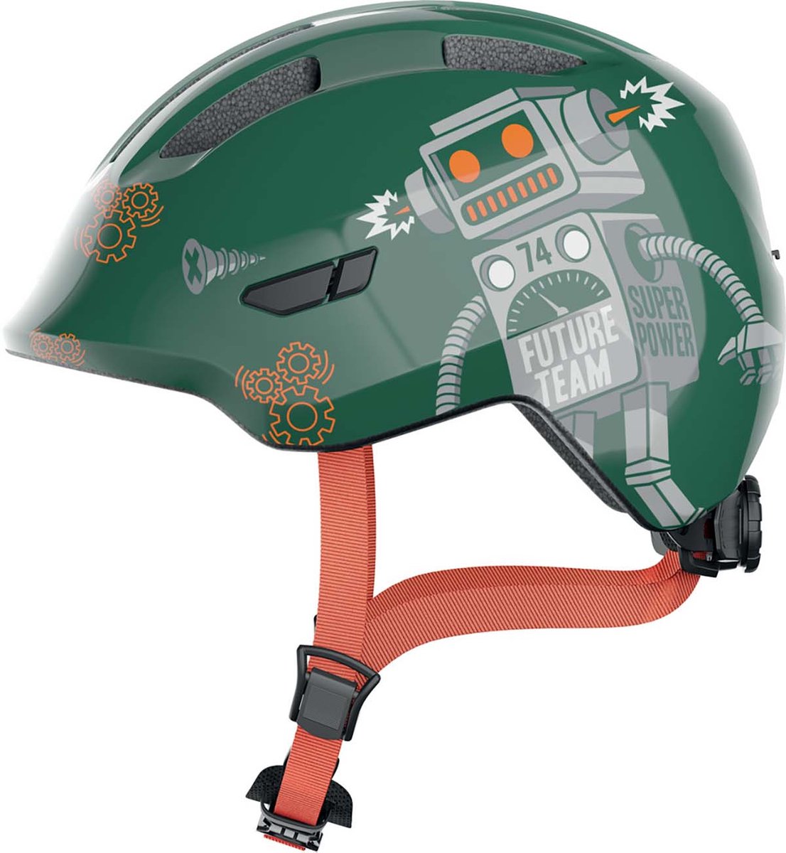 ABUS | helm smiley 3.0 groen robo M