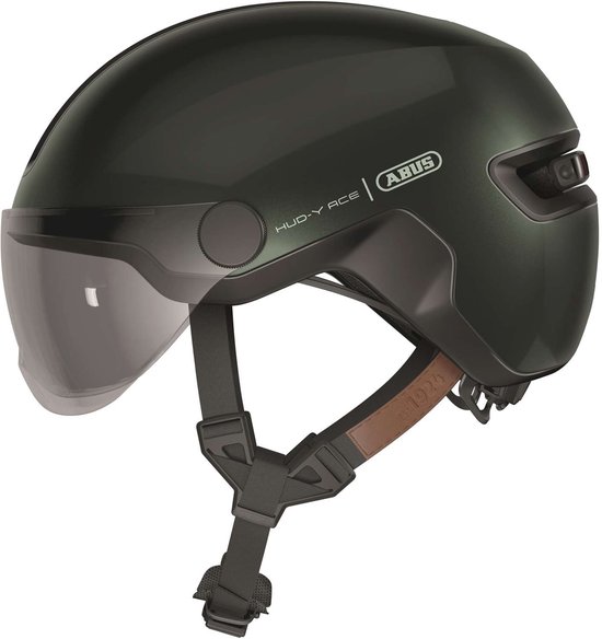Ikfietsveilig Abus helm Hud-Y ACE moss green L 57-61cm