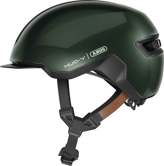 Ikfietsveilig Abus helm Hud-Y moss green S 51-55cm