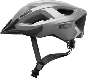 ik fiets veilig ABUS | fietshelm Aduro 2.0 zilver maat L