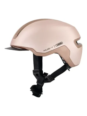 Ikfietsveilig Abus Hud-y-Light Ready Fietshelm Zand M