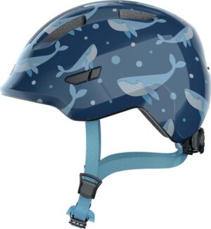Ikfietsveilig Abus Smiley 3.0 - Fietshelm - Kinderen Blue Whale S (45 - 50 cm)
