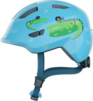 Ikfietsveilig Abus helm Smiley 3.0 blue croco M 50-55cm
