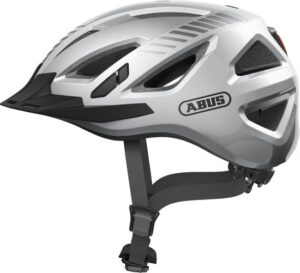 Ikfietsveilig Fietshelm Abus-I 3.0 Signal Silver Maat L - 56-61cm